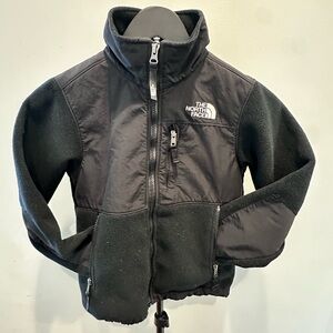 The North Face Denali Kids Charcoal Full-Zip Jacket